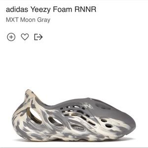 Yeezy Moon Gray Foam Runners